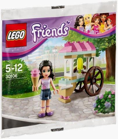 LEGO Set-Emma's Ice Cream Stand (Polybag)-Friends-30106-1-Creative Brick Builders